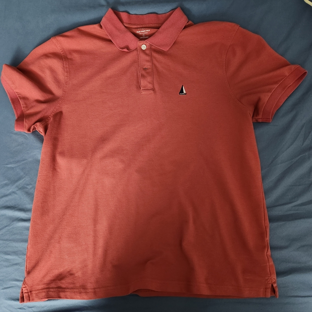 Men's Rust Polo Shirt